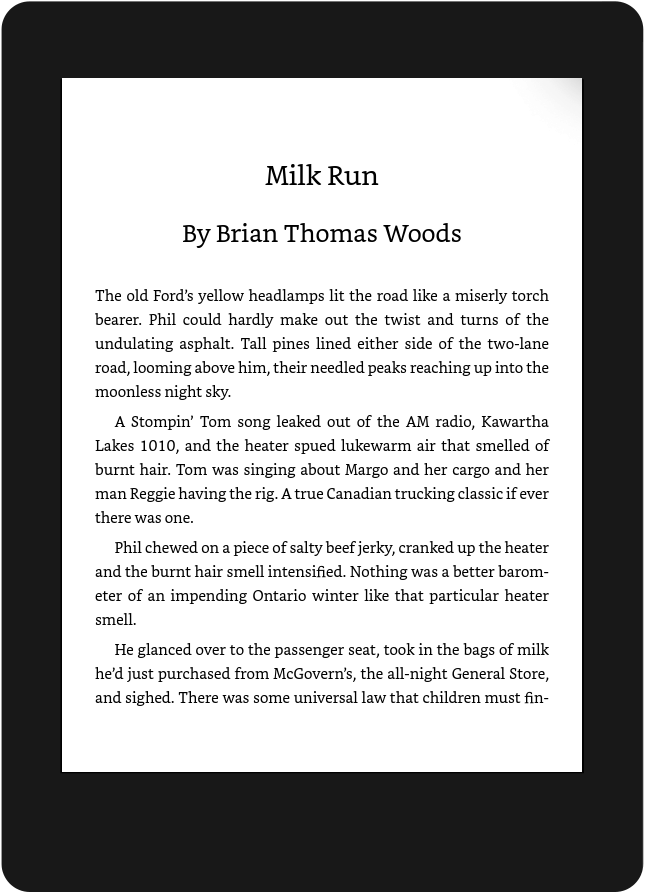 Milk Run (A Short Story) ebook
